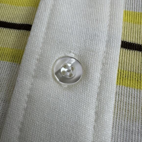 Vintage Pickering Large Polo Golf Short Sleeve Stripe Shirt Horseshoe Bend ￼ - Picture 6 of 9